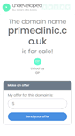 Mobile Screenshot of primeclinic.co.uk